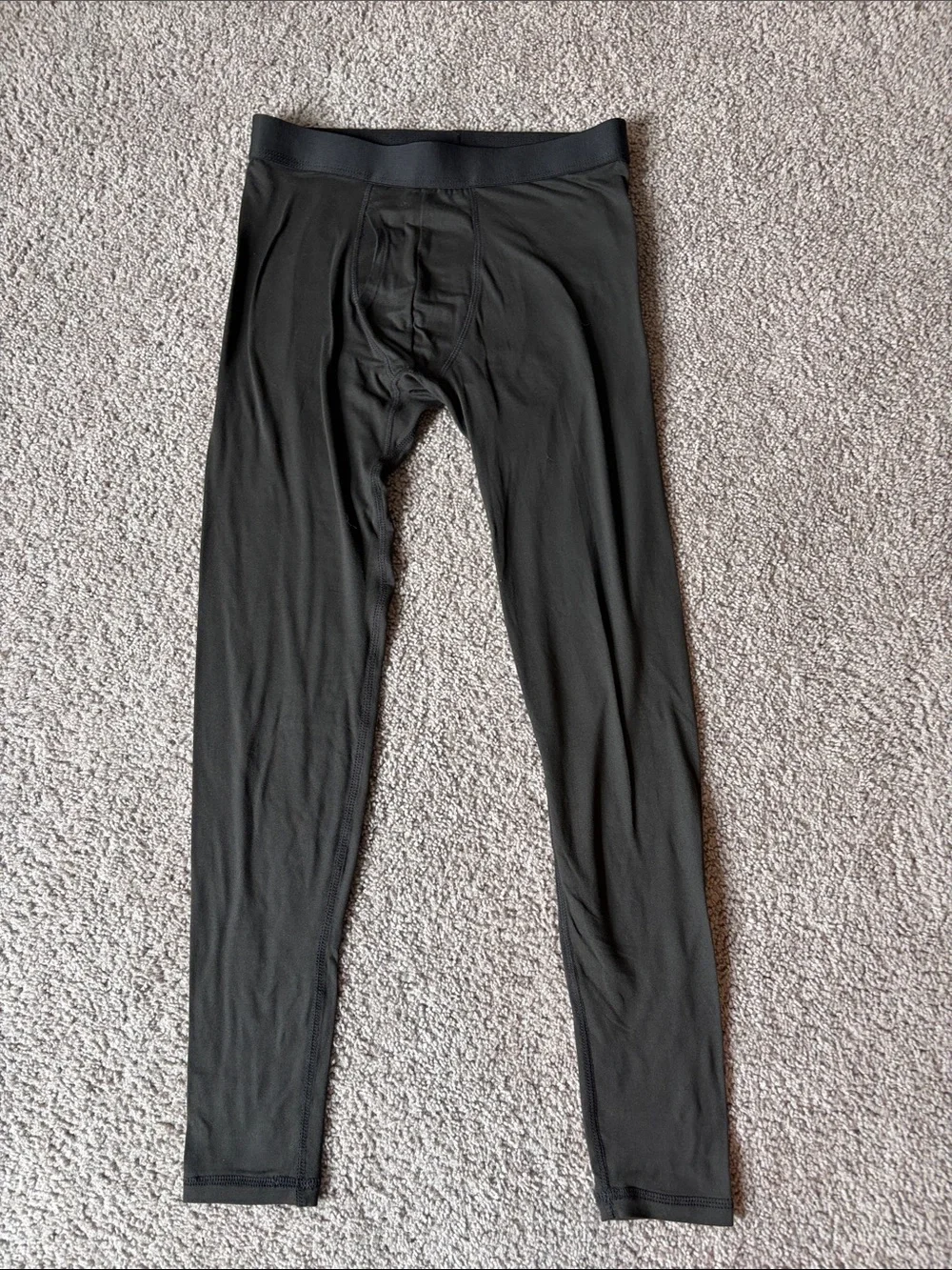 TWO Berkeley Jensen Men’s Small Black Long Thermal Underwear Base Layer
